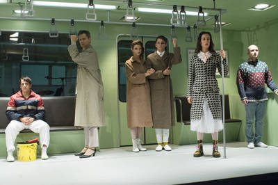 Kovács Lehel, Takátsy Péter, Jordán Adél, Tasnádi Bence, Pálos Hanna, Dankó István - © theater.hu - Ilovszky  Béla