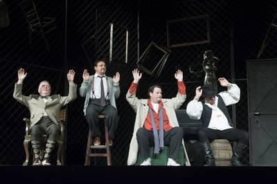 Újréti László, Szerednyei Béla, Fila Balázs, Nemcsák Károly - © theater.hu - Ilovszky  Béla